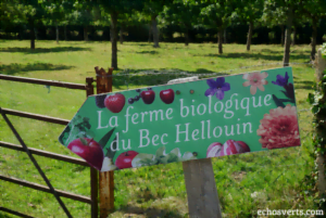Pa,carte de la ferme du Bec Hellouin