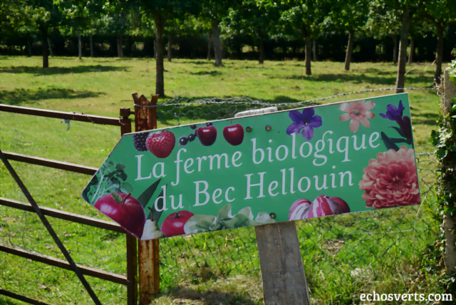 Pa,carte de la ferme du Bec Hellouin