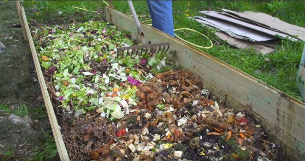 Compost en lasagnes