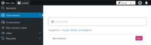Lecteur wordpress.com
